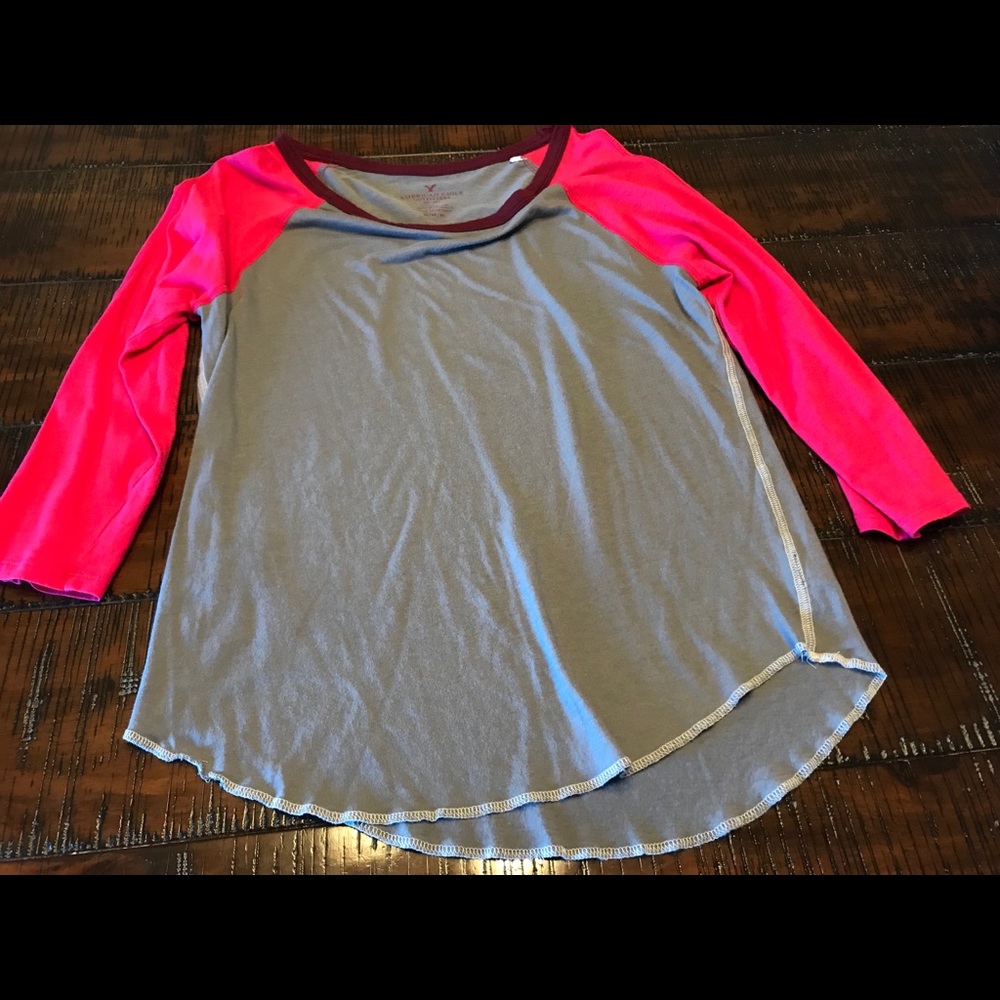 American eagle baseball T-shirt